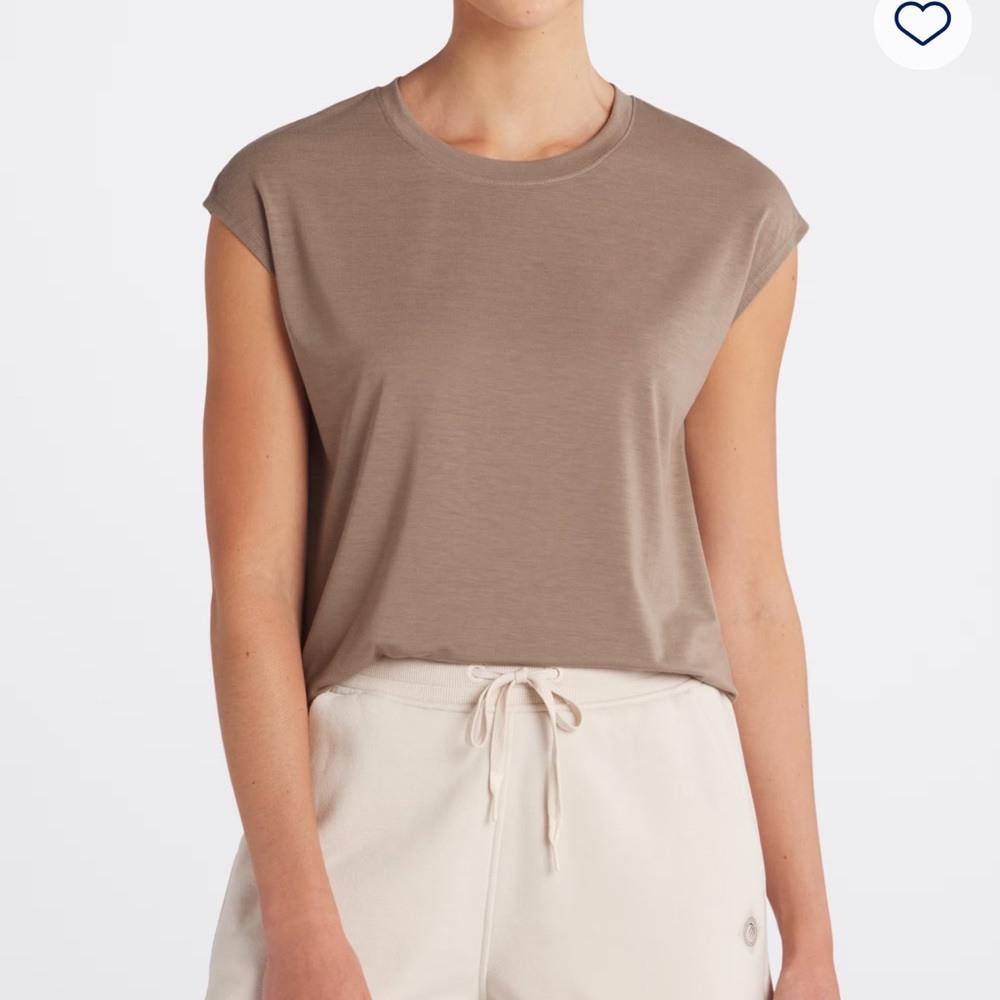MPG Tan Muscle Tee for Women - Picture 3 of 6